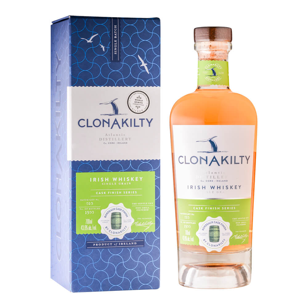 CLONAKILTY Single Grain Bordeaux Finish 43.6 700ml